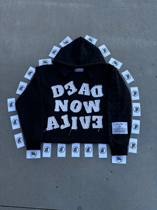“DNA LETTER” DEAD NOW ALIVE HOODIE